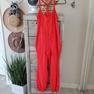 FP Movement by Free People Vibrant Red Jumpsuit